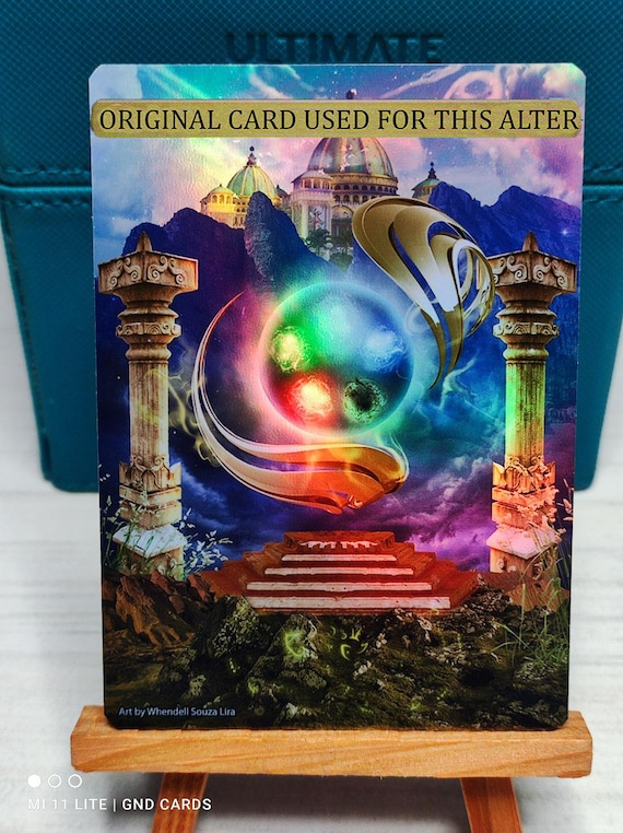 1x Foil Altered Art Arcane Signet (non-foil Into Foil) - Etsy