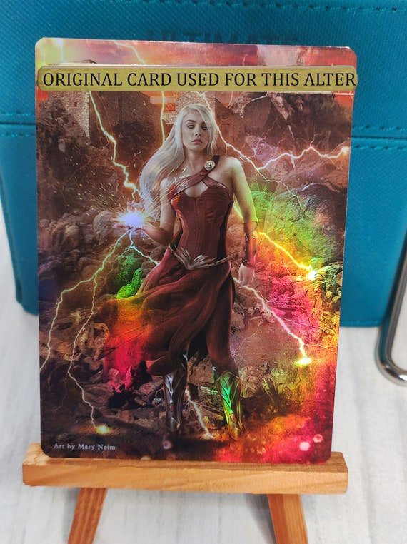 1x Foil Altered Art Rowan, Scion of War (non-foil Into Foil) - Etsy