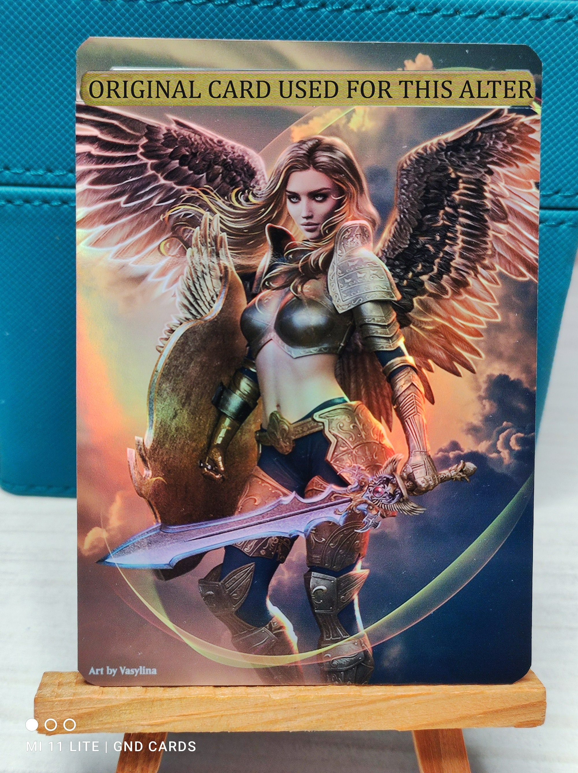 1x Foil Full Art Altered Akroma Vision of Ixidor (non-foil Into