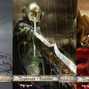 Soldaten Paket #1 Tcg Tokens Individuell Geändert