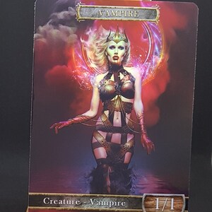1x Vampir #14 FOIL LAMINIERTE Benutzerdefinierte verändert Token