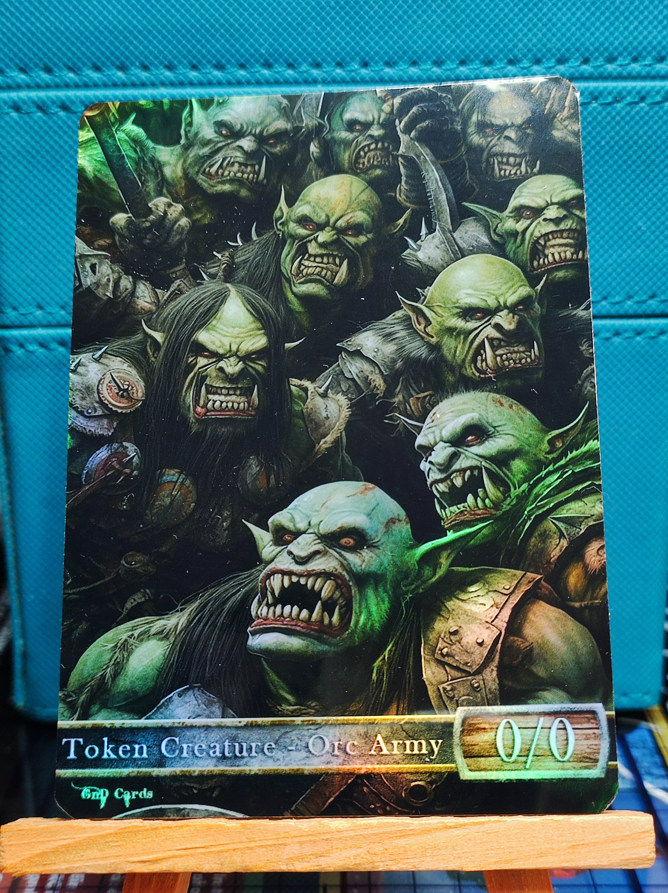 1x *foil* Orc Army #2 Custom Altered Token - Etsy