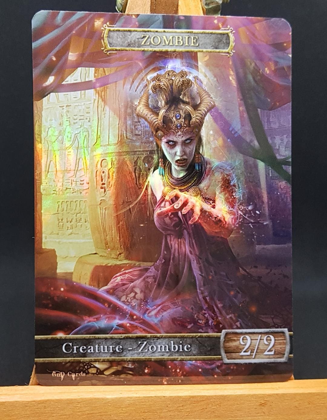 1x Zombie 11 FOIL LAMINATED Custom Altered Token - Etsy