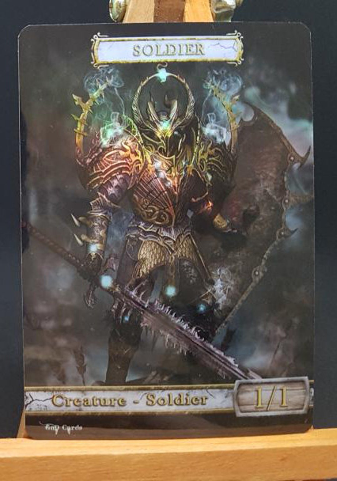 1x Soldier #16 *FOIL LAMINATED* Custom Altered Token - Etsy