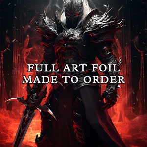 1x Foil Altered Art Sauron, the Dark Lord (Non-foil into Foil)