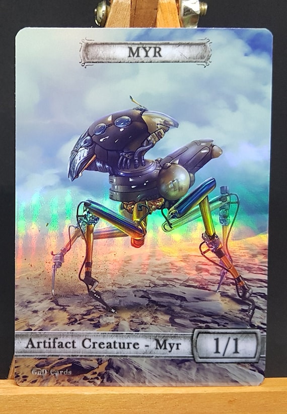 1x *foil* Myr #2 Custom Altered Token - Etsy 1x *foil* Myr #2 Custom Altered Token - Etsy