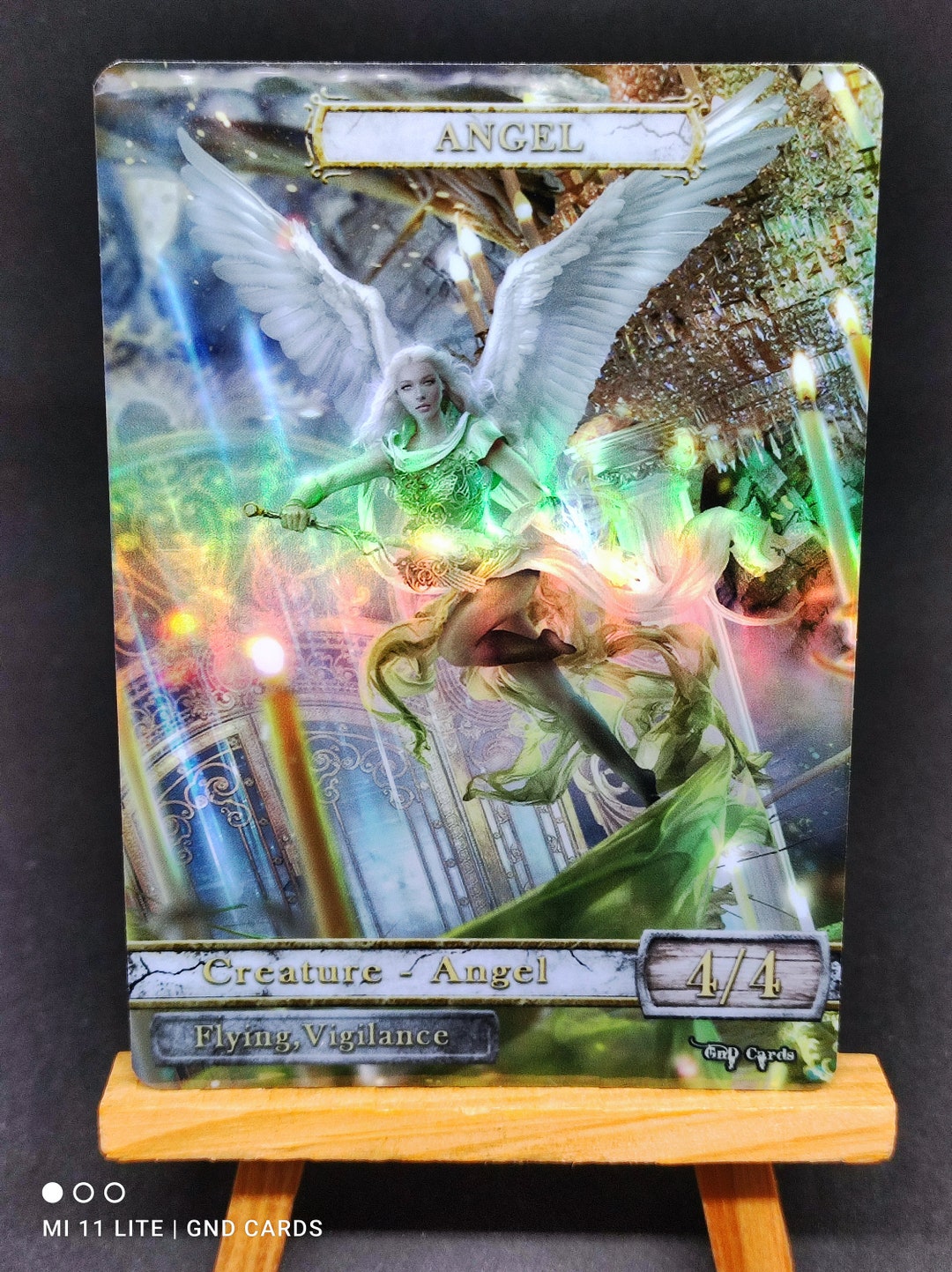 1x Angel #27 *FOIL LAMINATED* Custom Altered Token - Etsy Canada