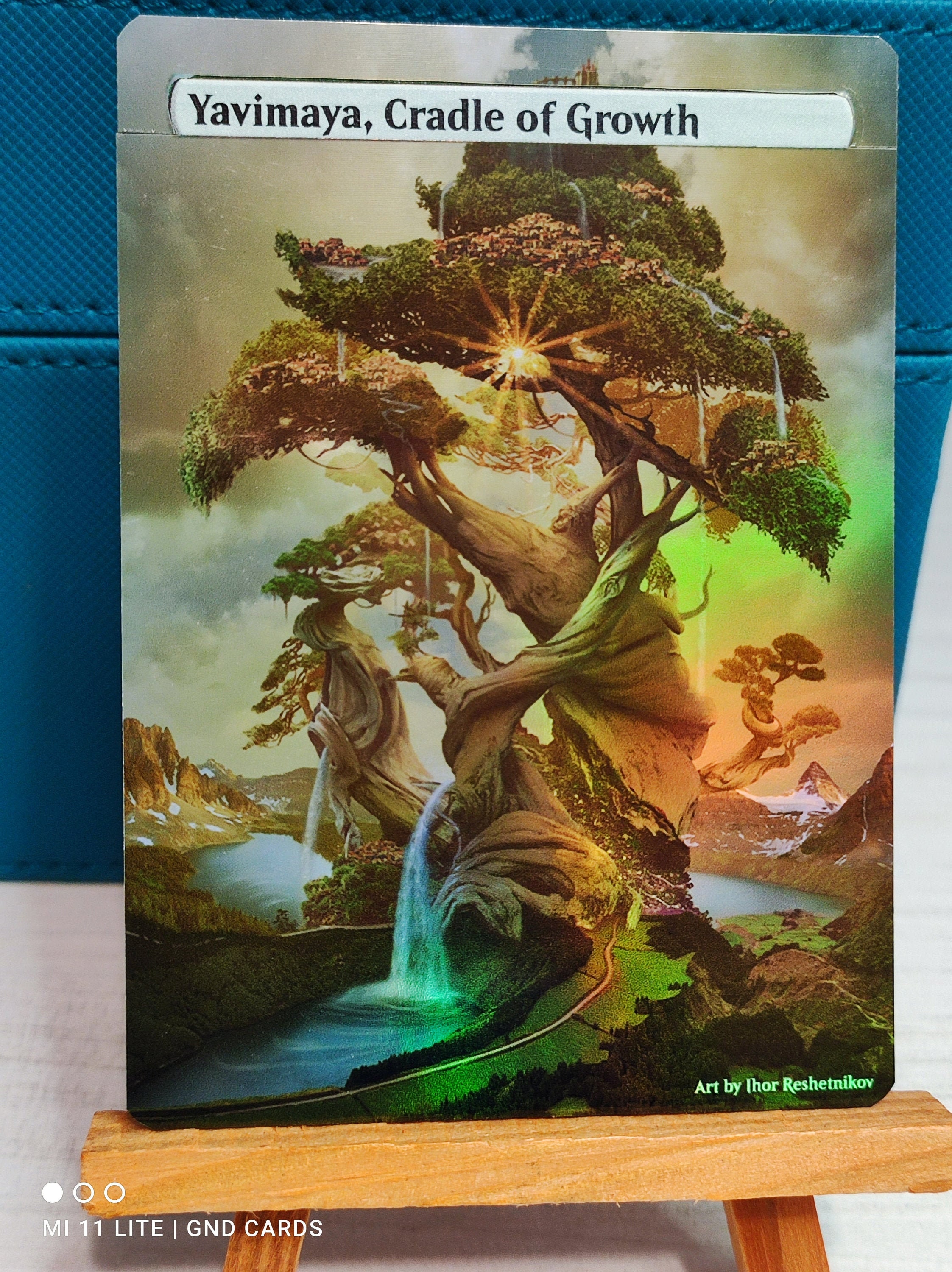 1x Foil Full Altered Art Yavimaya Cradle of Growth V2 Etsy