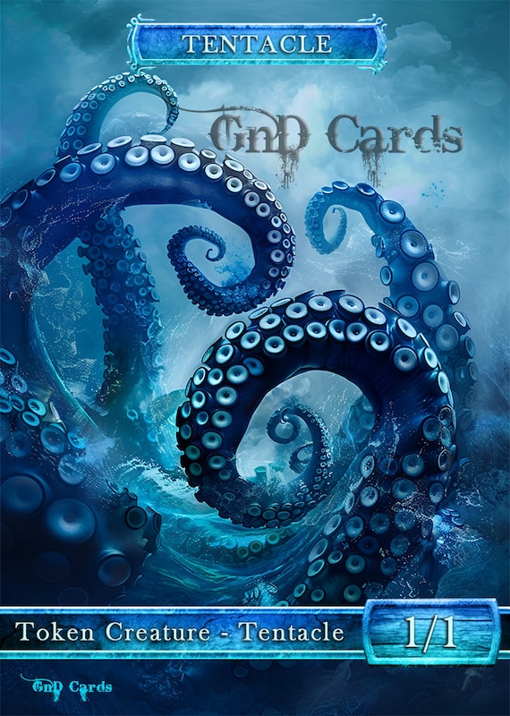 Tentacle TCG Token Custom Altered - Etsy