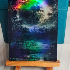 1x marais d'art altéré en aluminium * terres lunaires *