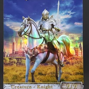 1x *Foil* Knight #6 Custom Altered Token