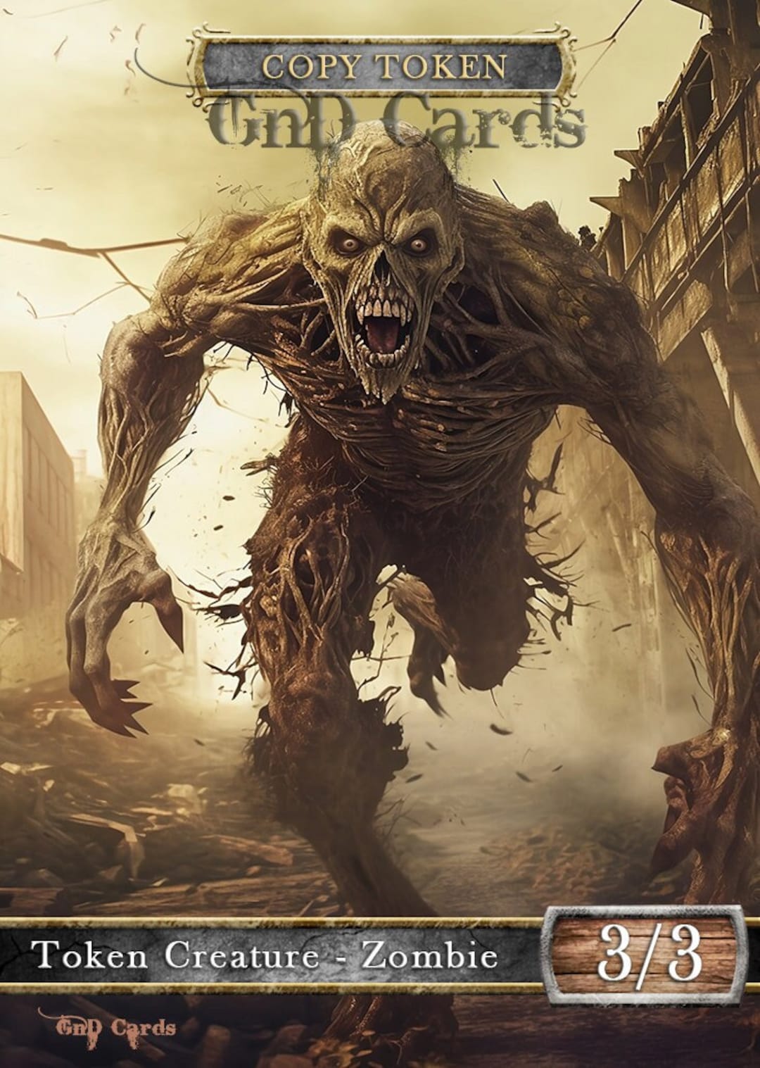Copy Zombie #2 TCG Token Custom Altered - Etsy