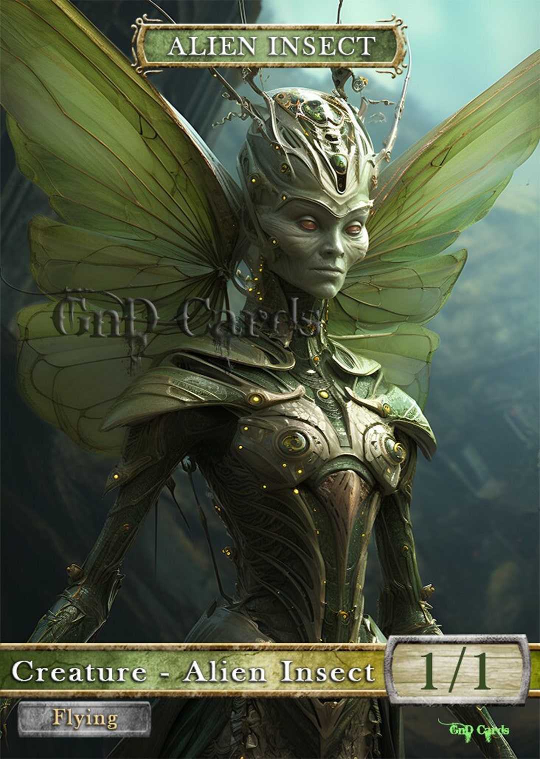 Alien Insect #3 TCG Token Custom Altered - Etsy