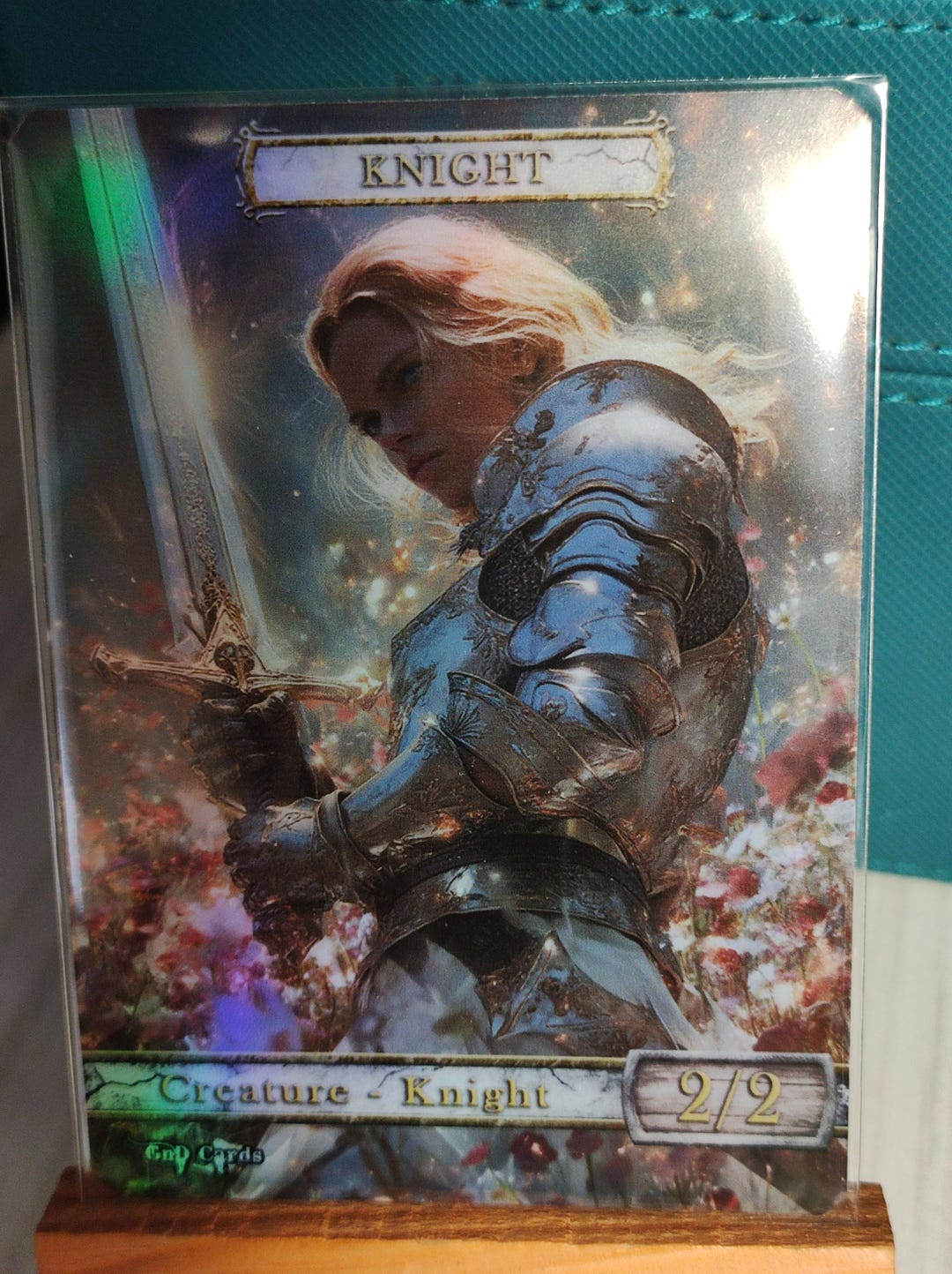 1x Knight #17 *FOIL LAMINATED* TCG Custom Altered Token - Etsy