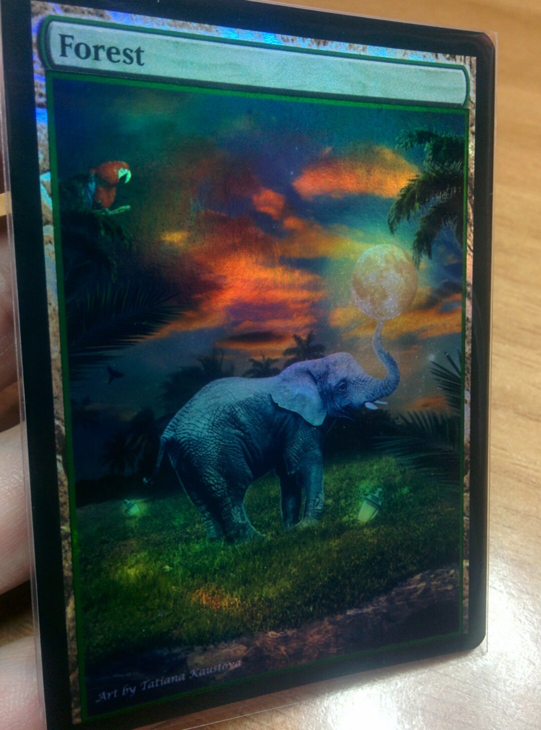 1x Forest 15 FOIL Extended Textless Full Art Custom Altered - Etsy
