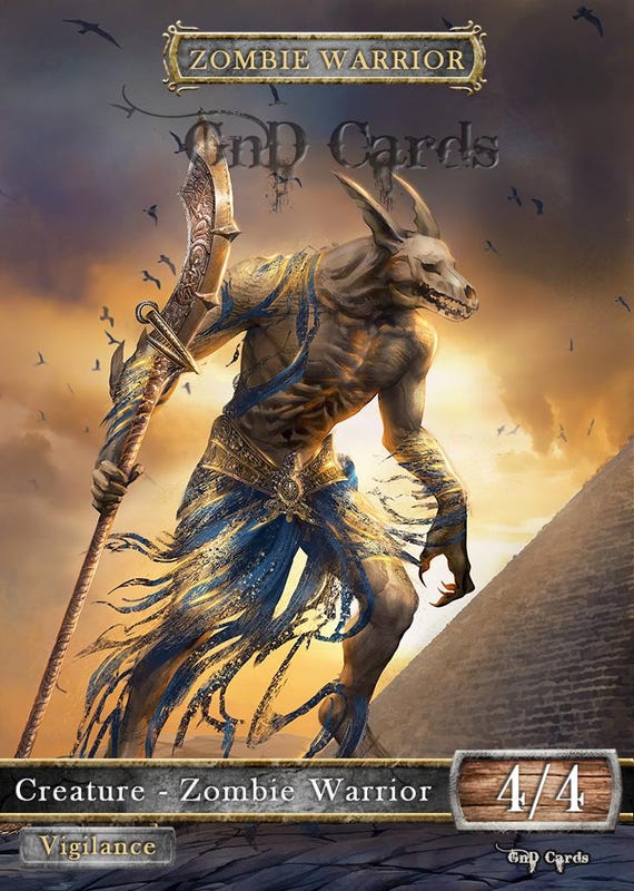 Zombie Warrior #4 TCG Token Custom Altered - Etsy Zombie Warrior #4 TCG Token Custom Altered - Etsy