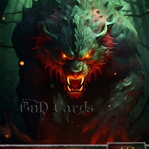 Bestia #13 RG TCG Token personalizzato modificato