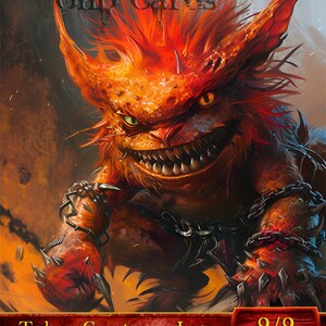 Imp #2 TCG Token Custom Altered