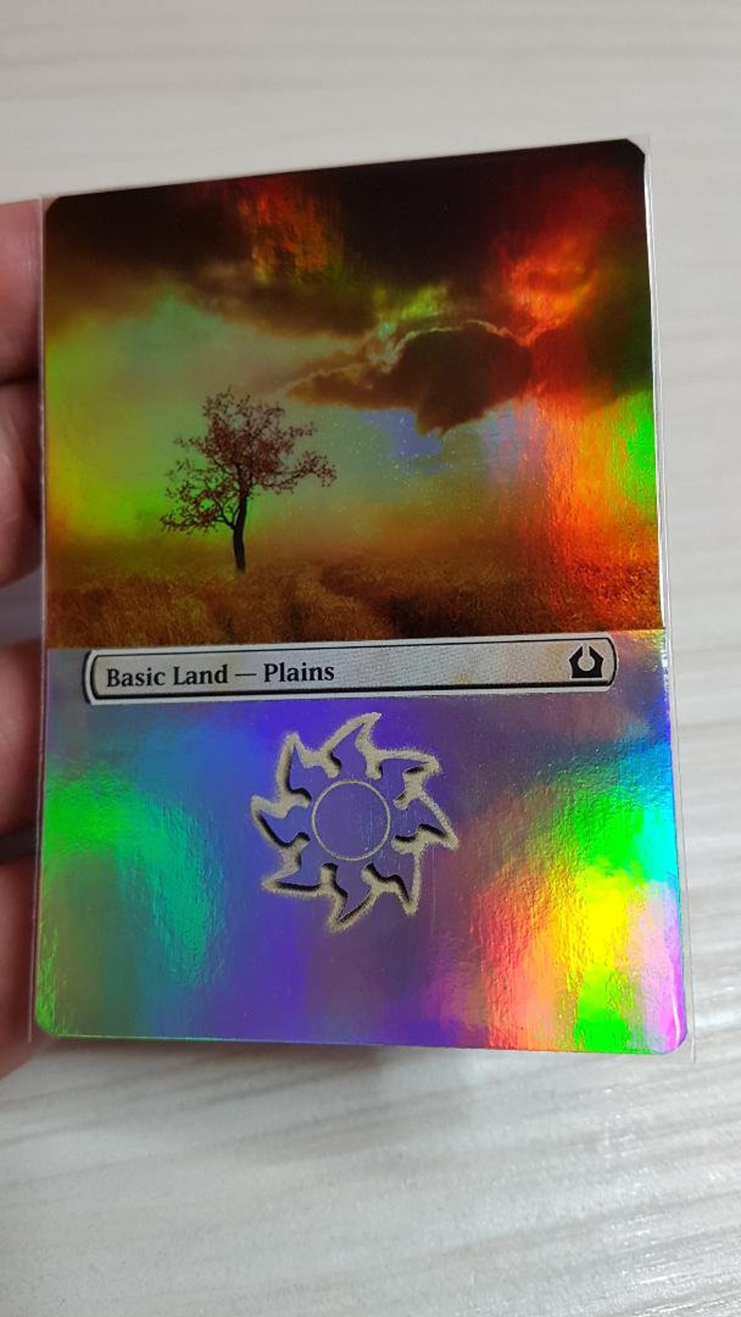 1x Plains 1 Premium FOIL Custom Altered Basic Land MTG Etsy