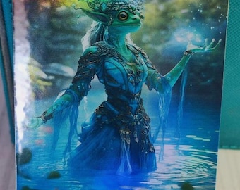 1x Foil Altered Art Helga, Skittish Seer (non-foil Into Foil) I
