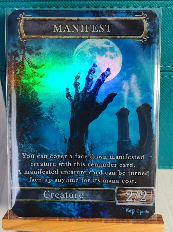 manifest dread mtg cards token Magic | Custom Retro Style Turn it face up any time for its mana cost if its a creature card.) Much Abrew: I Manifest Dread