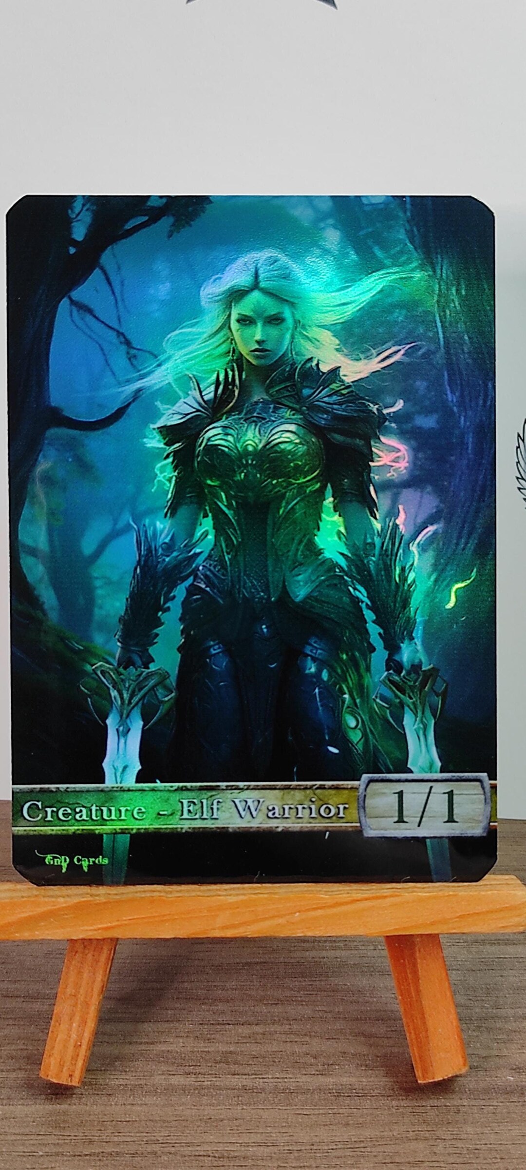 1x *foil* Elf Warrior #19 TCG Custom Altered Token - Etsy