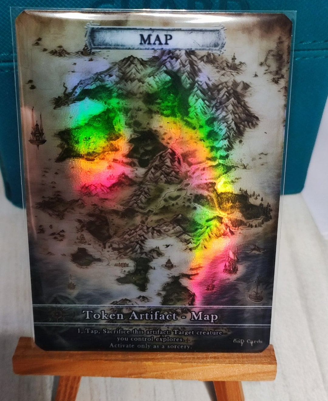 1x *foil* Map #1 Custom Altered Token - Etsy