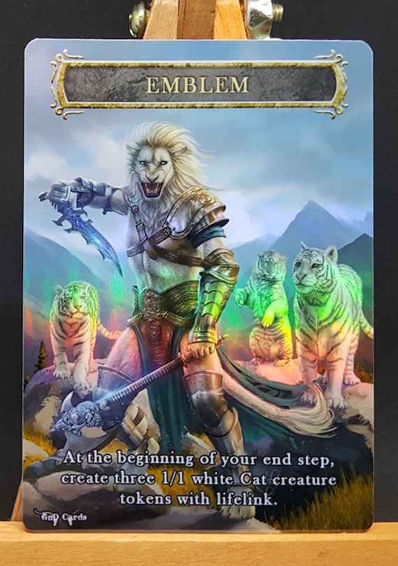 1x *foil* Ajani, Adversary of Tyrants Emblem Custom Altered - Etsy 1x *foil* Ajani, Adversary of Tyrants Emblem Custom Altered - Etsy