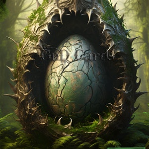 Huevo de dinosaurio #1 TCG Token personalizado alterado