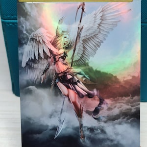 1 ángel restaurador de arte alterado con papel de aluminio (sin papel de aluminio en papel de aluminio)