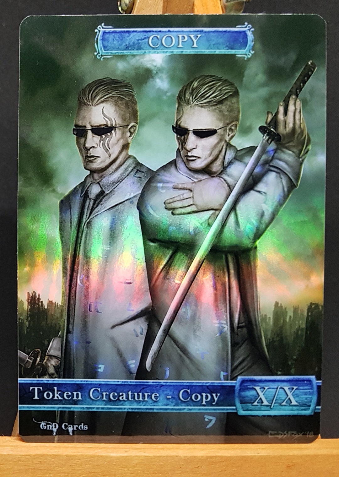 1x Copy Token *FOIL LAMINATED* Custom Altered Gnd Cards - Etsy