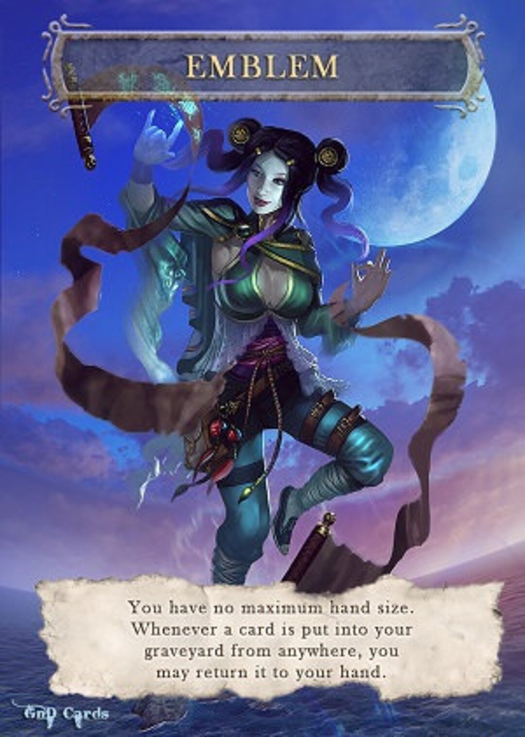 1x Tamiyo the Moon Sage Emblem Custom Altered - Etsy