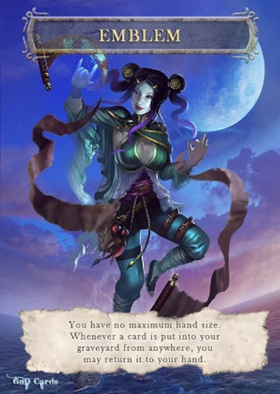 1x Tamiyo the Moon Sage Emblem Custom Altered - Etsy