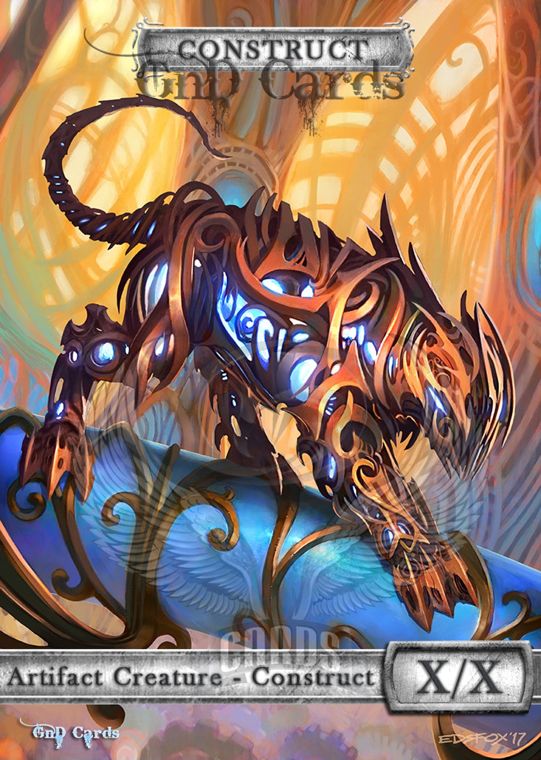 Construct #2 TCG Token Custom Altered - Etsy