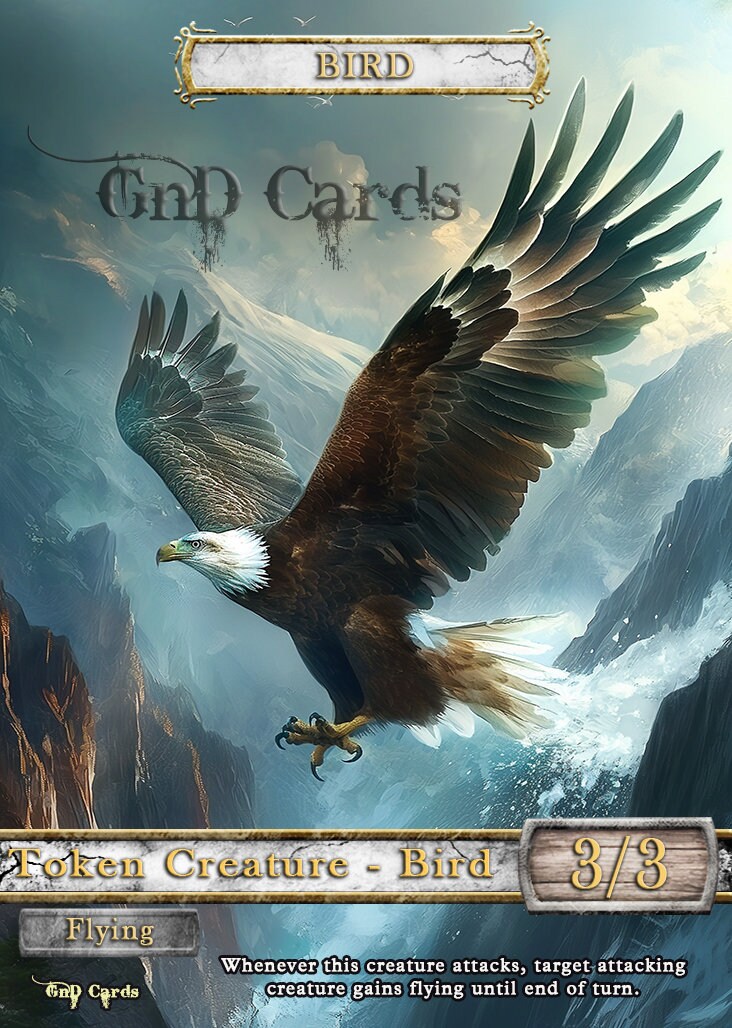 鳥 #10 (グワイヒル用) TCG トークン カスタム変更 - Etsy 日本