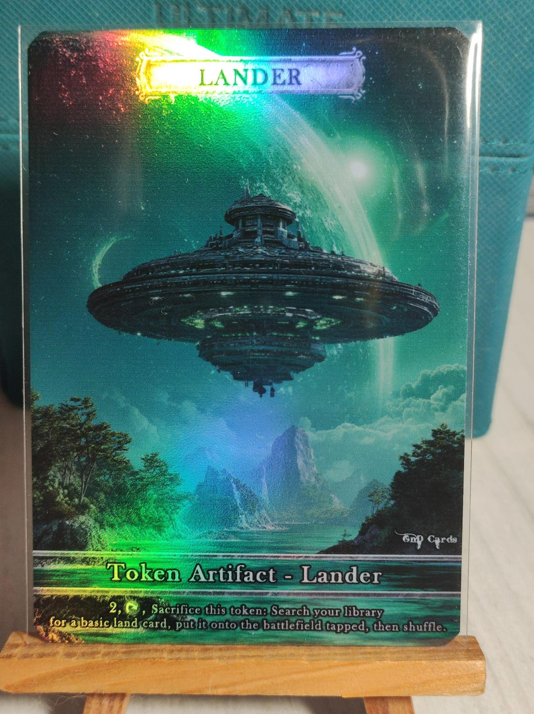 1x Lander #1 *FOIL LAMINATED* Custom Altered Token - Etsy