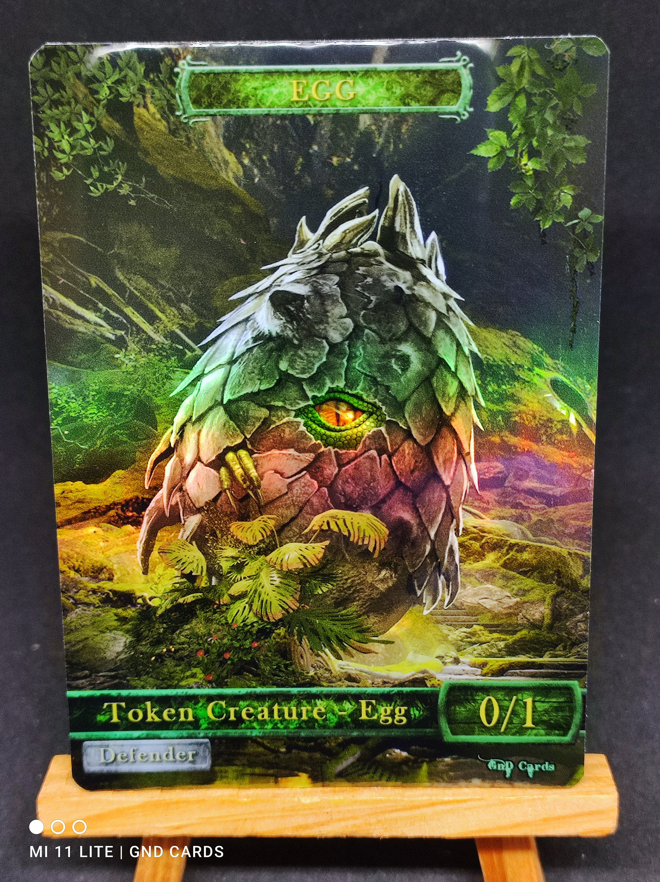 1x *Foil* Egg #1 Custom Altered Token 1x *Foil* Egg #1 Custom Altered Token