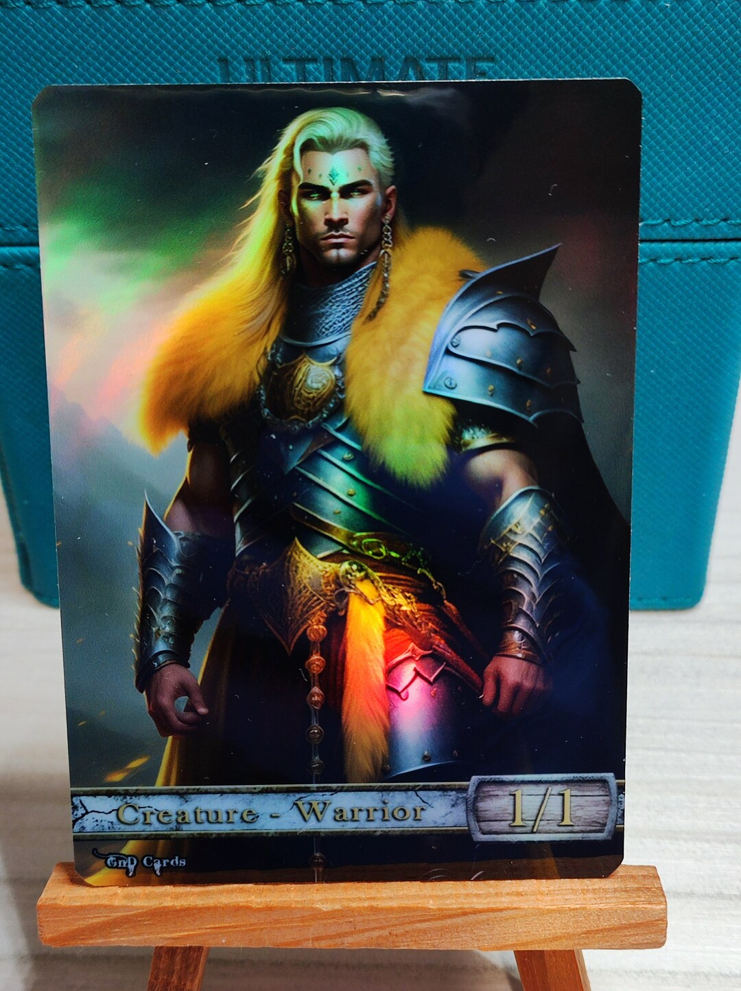 1x Warrior 10 FOIL LAMINATED Custom Altered Token Gnd Cards - Etsy