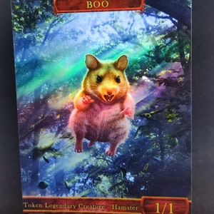 1x Boo *FOIL LAMINATED* Custom Altered Token