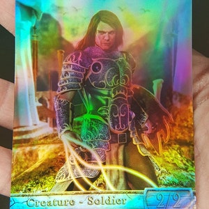 1x Soldier #17 Vigilance *FOIL LAMINATED* Custom Altered Token