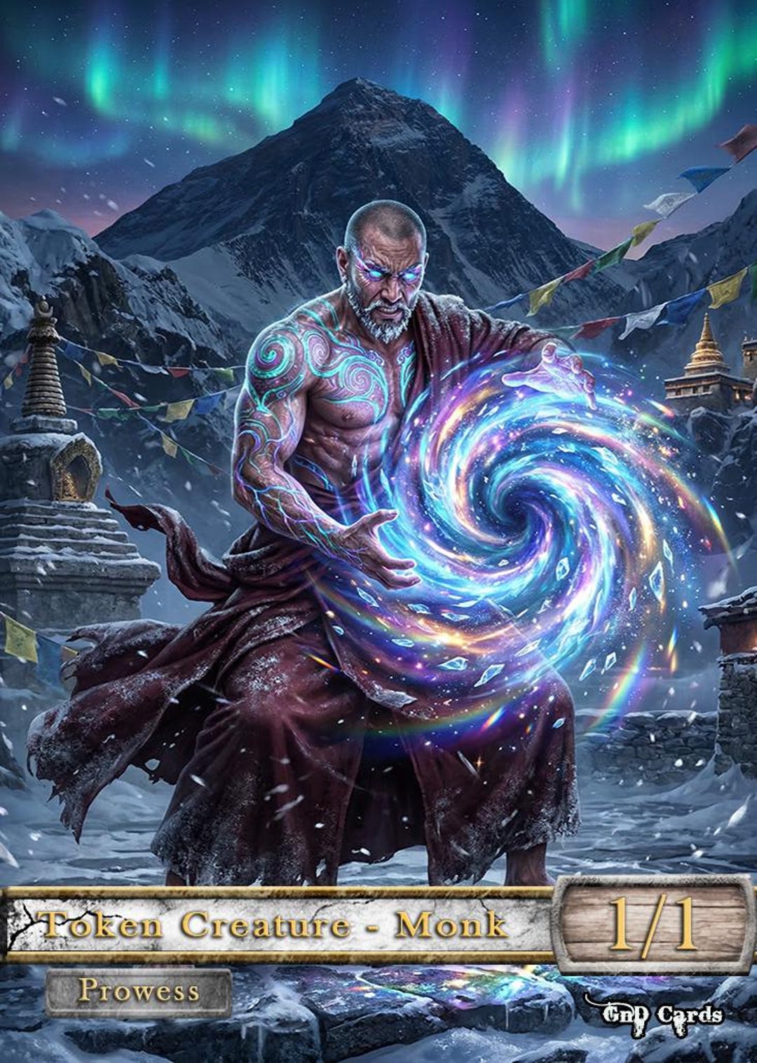 Monk #19 TCG Token Custom Altered - Etsy