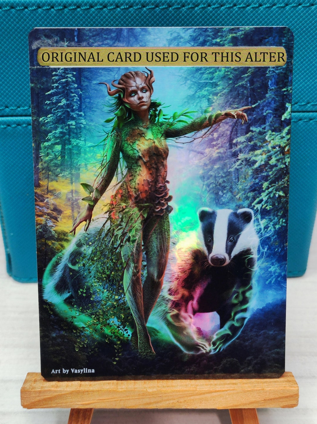 1x Foil Altered Art Greensleeves, Maro-sorcerer (non-foil Into