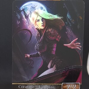 1x Vampir #9 *FOIL LAMINATED* Custom veränderter Token