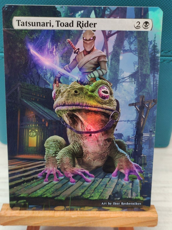 1x Foil Altered Art Tatsunari Toad Rider MTG non-foil Into - Etsy