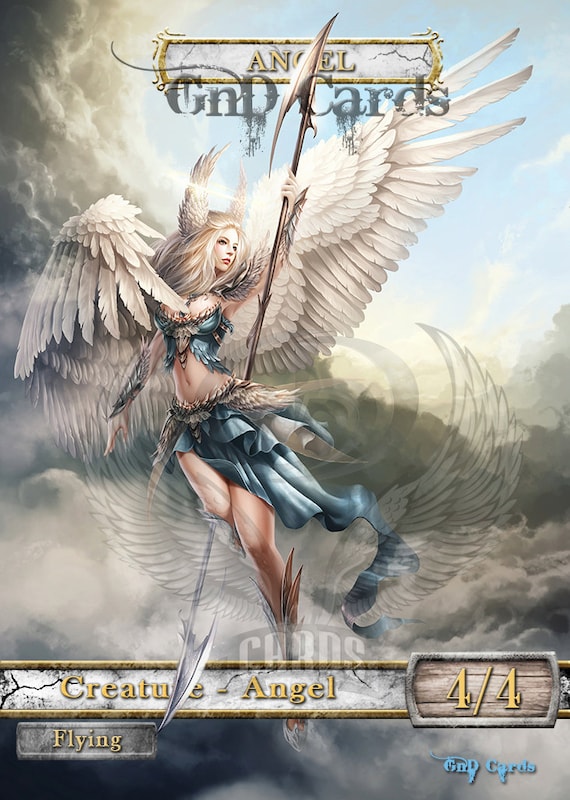 1x Angel #23 *FOIL LAMINATED* Custom Altered Tokens M19 for Resplendent Angel