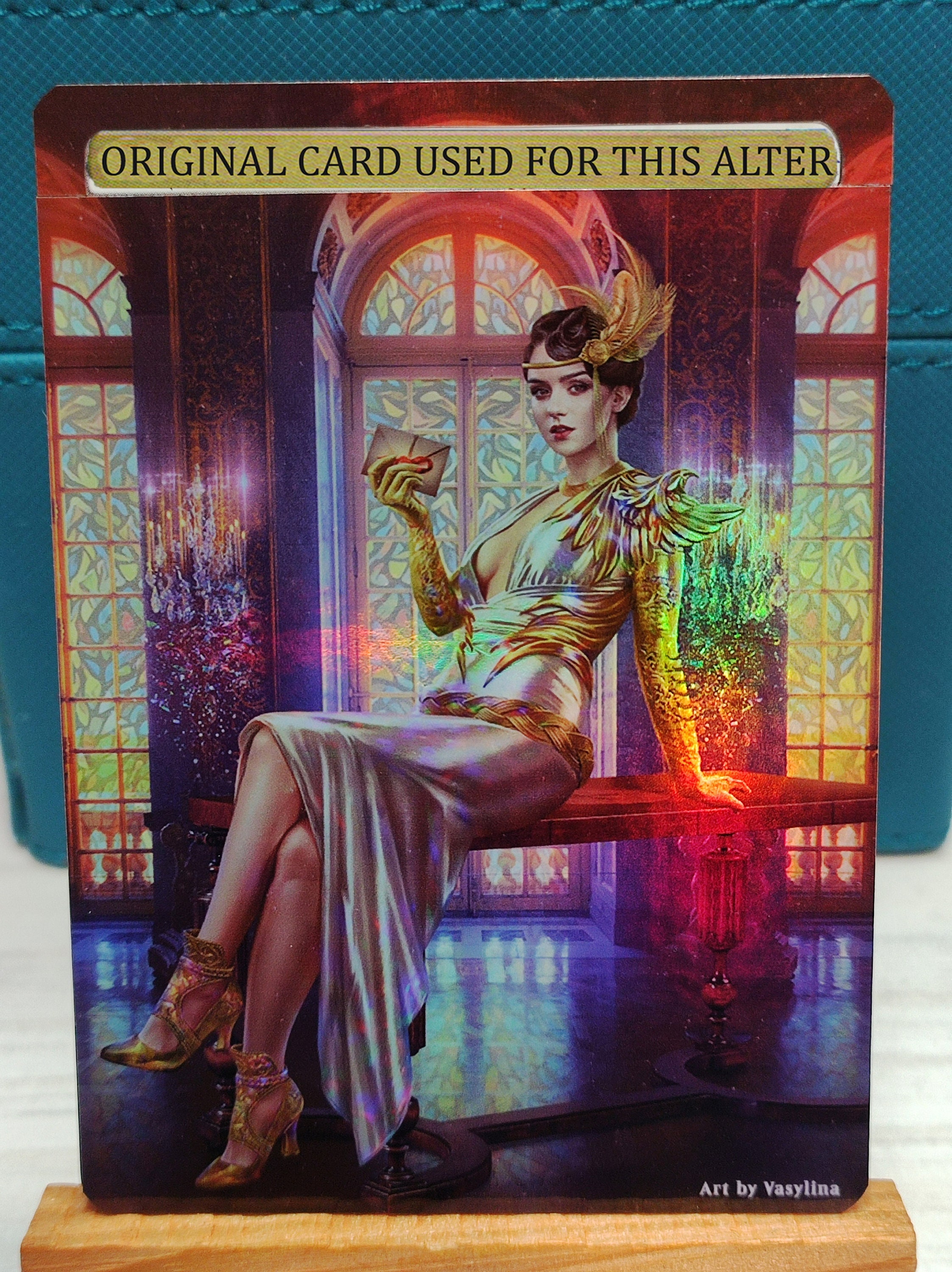 1x Foil Altered Art Elspeth Resplendent (non-foil Into Foil