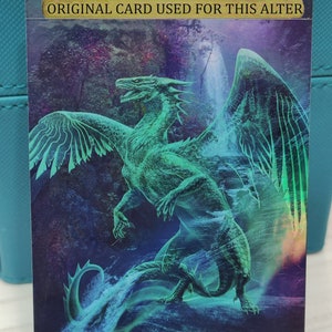 1x Foil Altered Art Miirym, Sentinel Wyrm (Non-Foil into Foil)