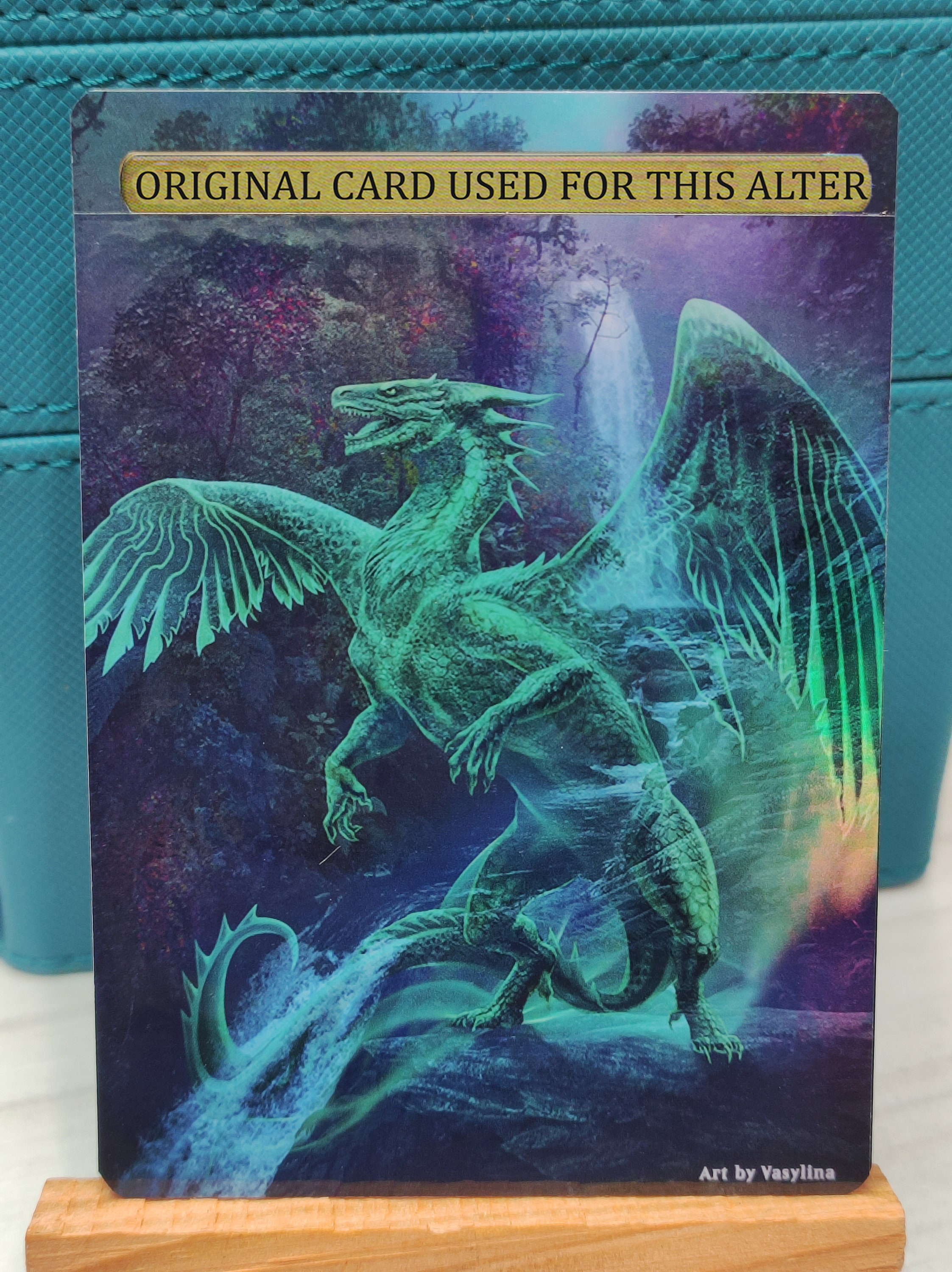 帯付き yet water contract レアCD 未開封 1x Foil Altered Art Miirym, Sentinel Wyrm (non-foil Into Foil) - Etsy