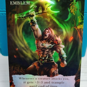 1x *Folie* Garruk Apex Predator Emblem Anpassad Ändring