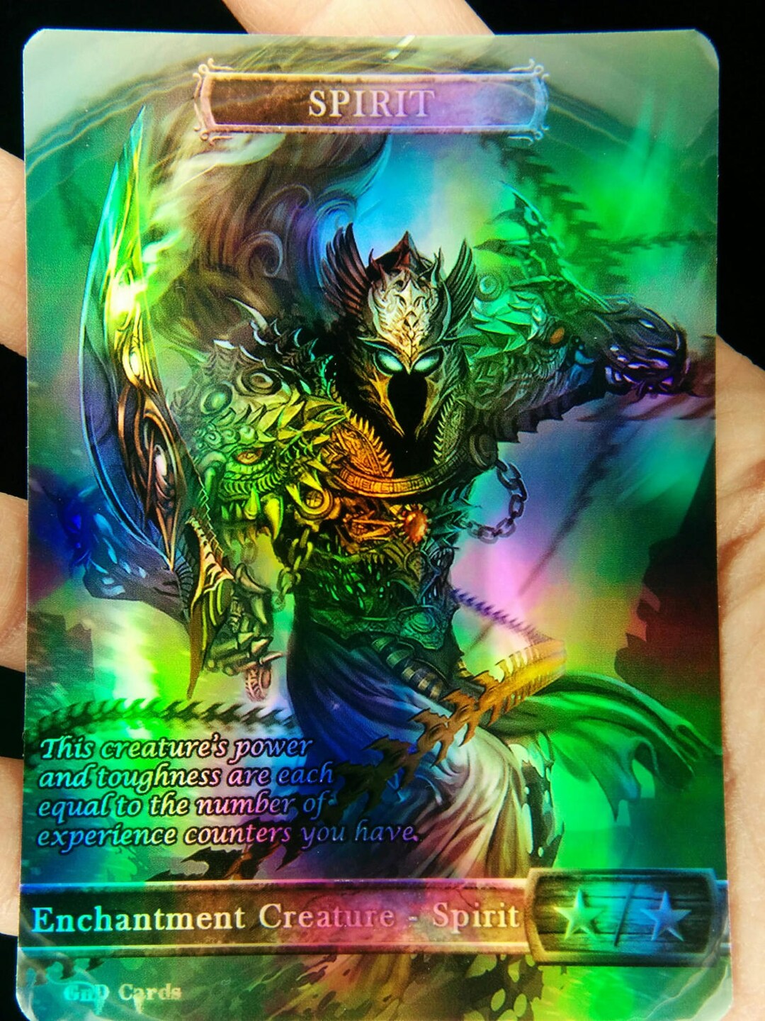 1x Spirit #12 *FOIL LAMINATED* Custom Altered Token - Etsy